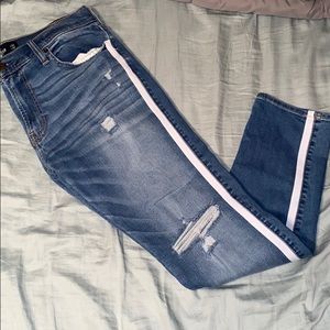 Medium Blue Hollister jeans men skinny